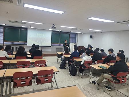 디지털밀리터리학과 신입생들, 127학군단 방문(’25.04.02.수)